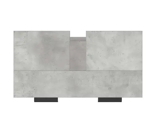 Vannasistabas Skapis, Pelēks, 64,5X33,5X59Cm, Inženierijas Koks Vidaxl