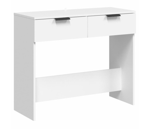 Konsoles Galdiņš, Balts, 90X36X75 Cm, Inženierijas Koks Vidaxl