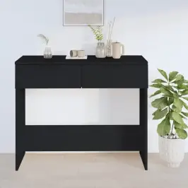 Konsoles Galdiņš, Melns, 90X36X75 Cm, Inženierijas Koks Vidaxl