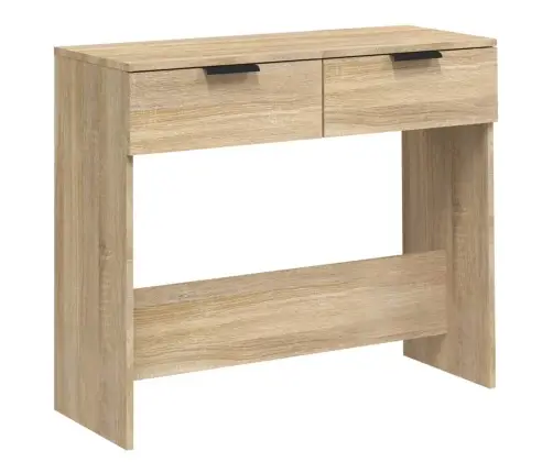 Konsoles Galdiņš, Ozola Krāsa, 90X36X75 Cm, Inženierijas Koks Vidaxl