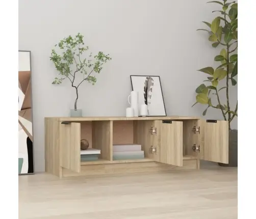 Televizoriaus Spintelė, Ąžuolo, 102X35X36,5cm Apdirbta Mediena