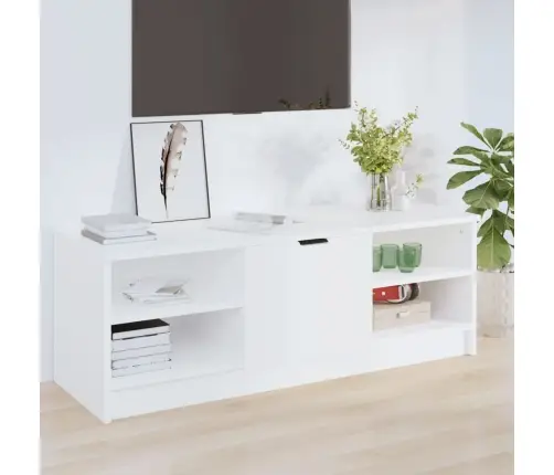 Televizoriaus Spintelė, Balta, 102X35,5X36,5cm Mediena