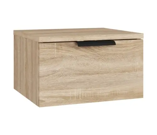 Sienas Naktsskapīši, 2 Gab., Ozolkoka Krāsa, 34X30X20 Cm Vidaxl