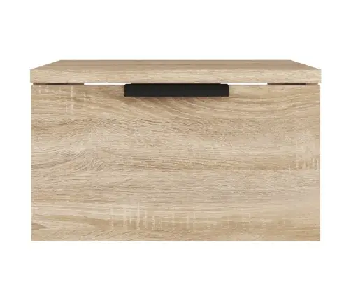 Sienas Naktsskapīši, 2 Gab., Ozolkoka Krāsa, 34X30X20 Cm Vidaxl