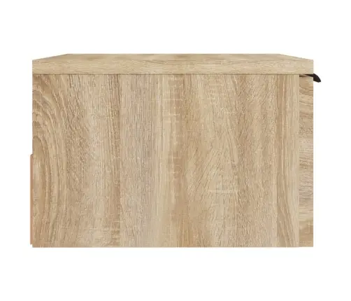 Sienas Naktsskapīši, 2 Gab., Ozolkoka Krāsa, 34X30X20 Cm Vidaxl