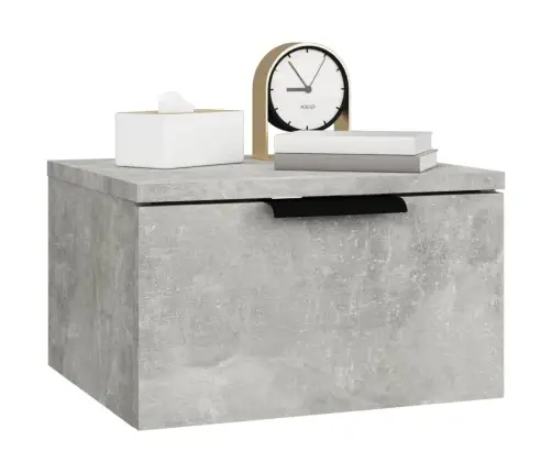 Sienas Naktsskapīši, 2 Gab., Betona Pelēki, 34X30X20 Cm Vidaxl Sienas Naktsskapīši, 2 Gab., Betona Pelēki, 34X30X20 Cm Vidaxl