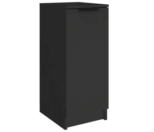 Spintelė Batams, Juodos Spalvos, 30X35X70cm Apdirbta Mediena