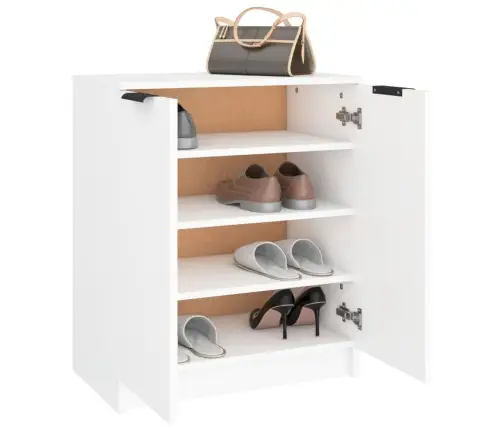 Jalatsikapp, Valge, 59 X 35 X 70 cm Tehispuit