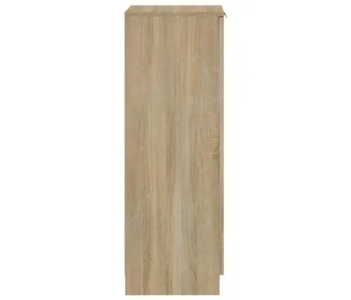 Apavu Skapītis, Ozolkoka Krāsa, 30X35X100 Cm, Inženierijas Koks Vidaxl