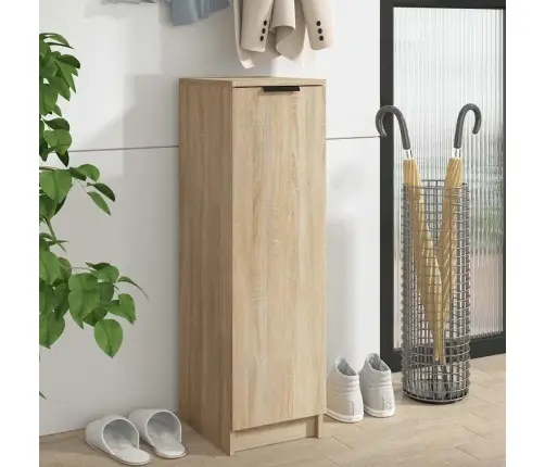 Apavu Skapītis, Ozolkoka Krāsa, 30X35X100 Cm, Inženierijas Koks Vidaxl