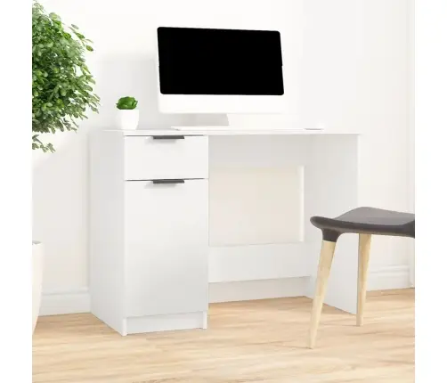 Rakstāmgalds, Balts, 100X50X75 Cm, Inženierijas Koks Vidaxl