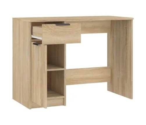 Rakstāmgalds, Ozolkoka Krāsa, 100X50X75 Cm, Inženierijas Koks Vidaxl