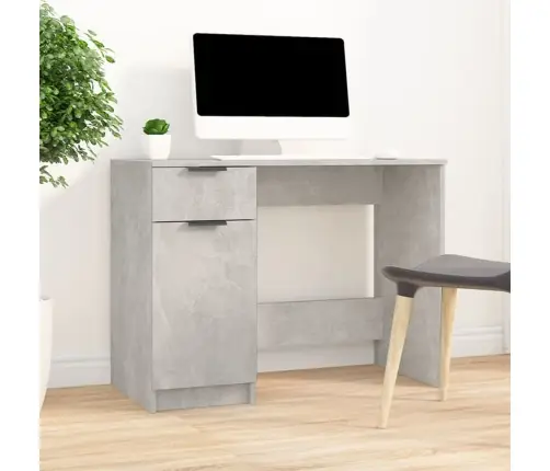 Rakstāmgalds, Betona Pelēks, 100X50X75 Cm, Inženierijas Koks Vidaxl Rakstāmgalds, Betona Pelēks, 100X50X75 Cm, Inženierijas Koks Vidaxl