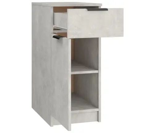 Rašomojo Stalo Spintelė, Pilka, 33,5X50X75cm Apdirbta Mediena