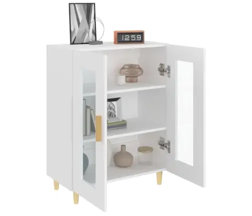 Šoninė Spintelė, Baltos Spalvos, 69,5X34X90cm Apdirbta Mediena