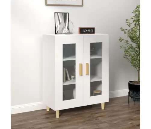 Šoninė Spintelė, Baltos Spalvos, 69,5X34X90cm Apdirbta Mediena