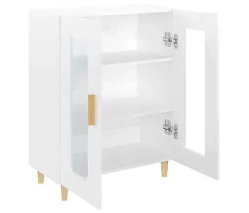 Šoninė Spintelė, Balta, 69,5X34X90cm Apdirbta Mediena, Blizgi