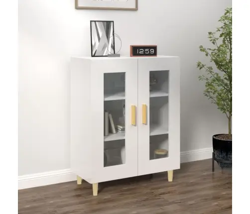 Šoninė Spintelė, Balta, 69,5X34X90cm Apdirbta Mediena, Blizgi