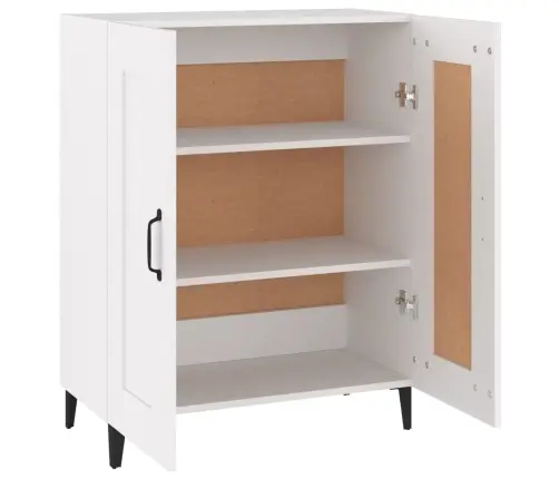 Šoninė Spintelė, Baltos Spalvos, 69,5X34X90cm Apdirbta Mediena