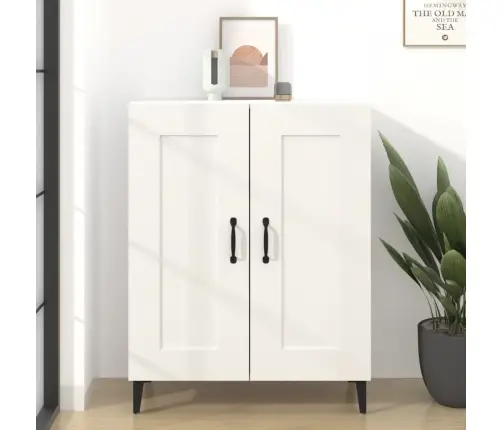 Šoninė Spintelė, Baltos Spalvos, 69,5X34X90cm Apdirbta Mediena