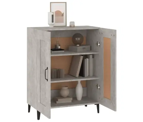 Puhvetkapp, Betoonhall, 69,5 X 34 X 90 cm Tehispuit Puhvetkapp, Betoonhall, 69,5 X 34 X 90 cm Tehispuit