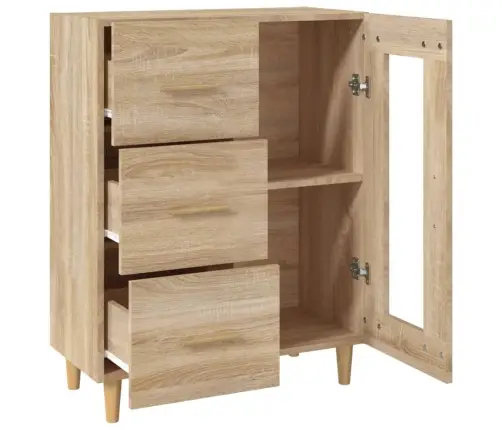 Šoninė Spintelė, Sonoma Ąžuolo, 69,5X34X90cm Apdirbta Mediena