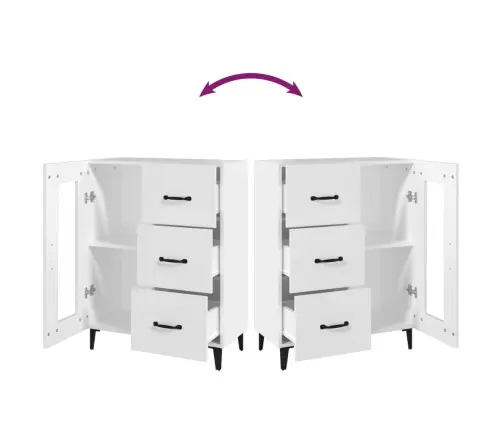 Kumode, Balta, 69,5X34X90 Cm, Inženierijas Koks Vidaxl Kumode, Balta, 69,5X34X90 Cm, Inženierijas Koks Vidaxl