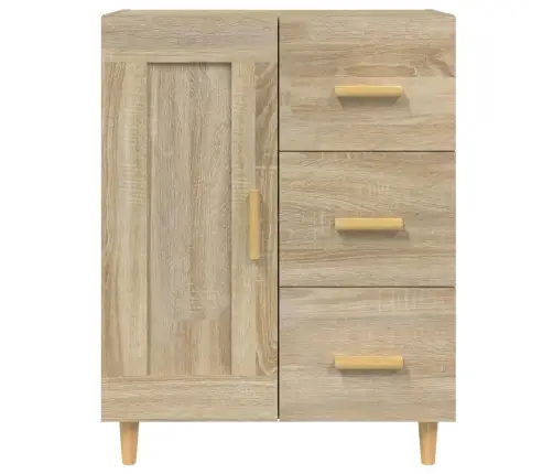 Kumode, Ozolkoka Krāsa, 69,5X34X90 Cm, Inženierijas Koks Vidaxl