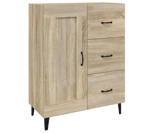 Kumode, Ozolkoka Krāsa, 69,5X34X90 Cm, Inženierijas Koks Vidaxl