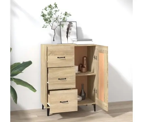 Kumode, Ozolkoka Krāsa, 69,5X34X90 Cm, Inženierijas Koks Vidaxl