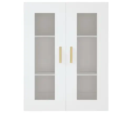 Pakabinama Sieninė Spintelė, Baltos Spalvos, 69,5X34X90Cm