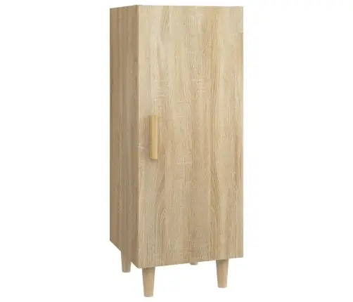 Kumode, Ozolkoka Krāsa, 34,5X34X90 Cm, Inženierijas Koks Vidaxl