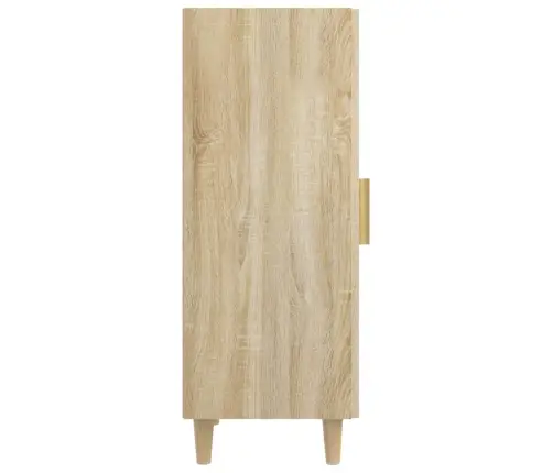 Kumode, Ozolkoka Krāsa, 34,5X34X90 Cm, Inženierijas Koks Vidaxl