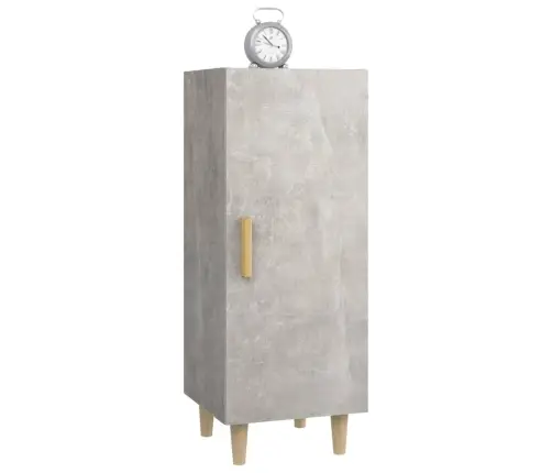 Puhvetkapp, Betoonhall, 34,5X34X90 cm Tehispuit