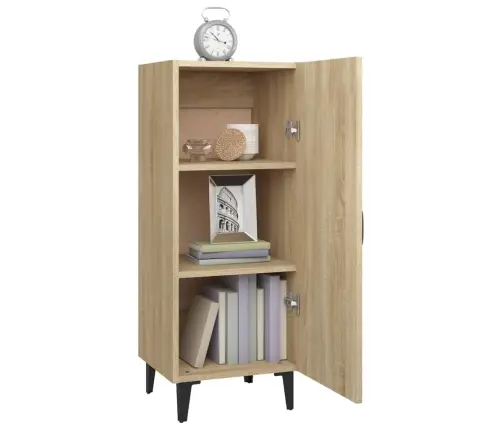 Kumode, Ozolkoka Krāsa, 34,5X34X90 Cm, Inženierijas Koks Vidaxl Kumode, Ozolkoka Krāsa, 34,5X34X90 Cm, Inženierijas Koks Vidaxl