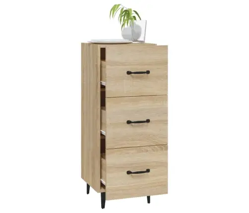 Puhvetkapp, Sonoma Tamm, 34,5 X 34 X 90 Cm Tehispuit