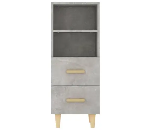 Šoninė Spintelė, Betono Pilka, 34,5X34X90cm Apdirbta Mediena