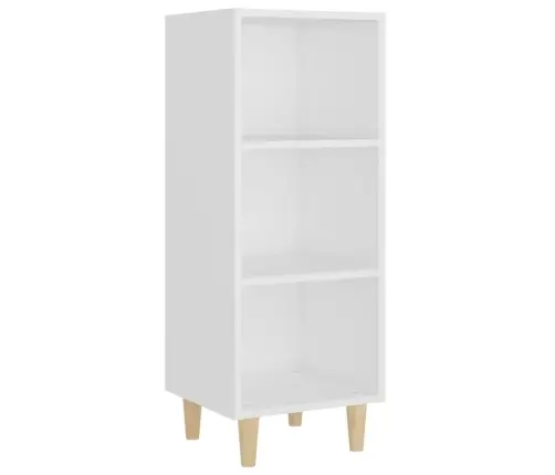 Plaukts, Balts, 34,5X32,5X90 Cm, Inženierijas Koks Vidaxl