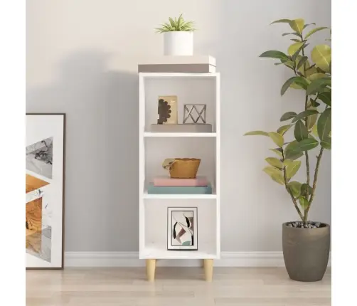 Plaukts, Balts, 34,5X32,5X90 Cm, Inženierijas Koks Vidaxl