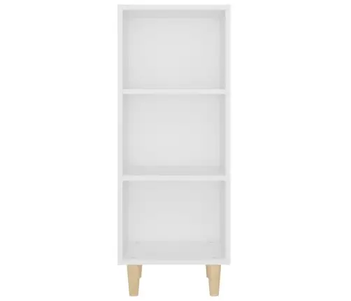 Plaukts, Balts, 34,5X32,5X90 Cm, Inženierijas Koks Vidaxl