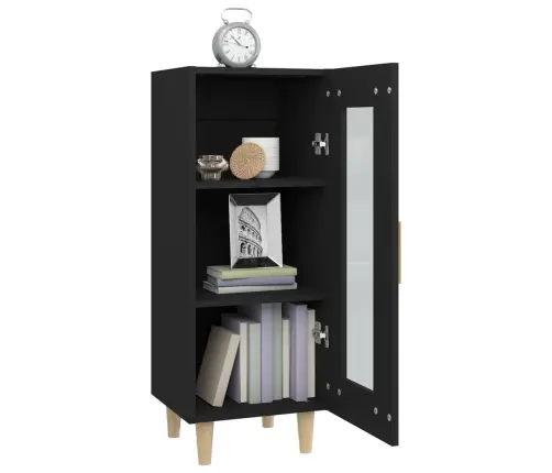 Puhvetkapp, Must, 34,5 X 34 X 90 cm Tehispuit