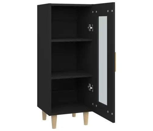 Puhvetkapp, Must, 34,5 X 34 X 90 cm Tehispuit