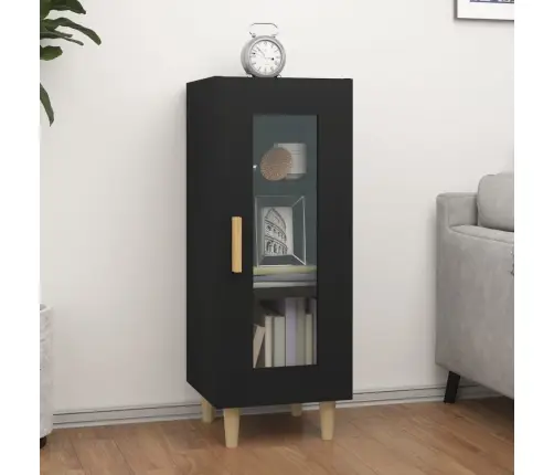 Puhvetkapp, Must, 34,5 X 34 X 90 cm Tehispuit