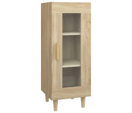 Kumode, Ozolkoka Krāsa, 34,5X34X90 Cm, Inženierijas Koks Vidaxl