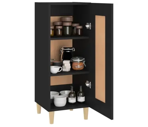 Kumode, Melna, 34,5X34X90 Cm, Inženierijas Koks Vidaxl Kumode, Melna, 34,5X34X90 Cm, Inženierijas Koks Vidaxl