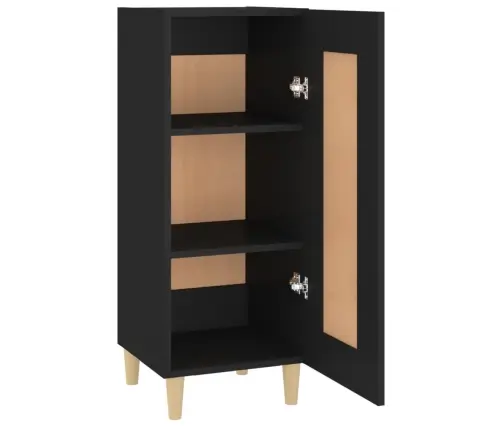 Kumode, Melna, 34,5X34X90 Cm, Inženierijas Koks Vidaxl Kumode, Melna, 34,5X34X90 Cm, Inženierijas Koks Vidaxl