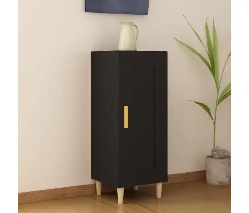 Kumode, Melna, 34,5X34X90 Cm, Inženierijas Koks Vidaxl Kumode, Melna, 34,5X34X90 Cm, Inženierijas Koks Vidaxl