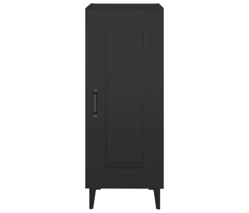 Kumode, Melna, 34,5X34X90 Cm, Inženierijas Koks Vidaxl