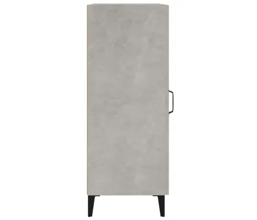 Kumode, Betona Pelēka, 34,5X34X90 Cm, Inženierijas Koks Vidaxl