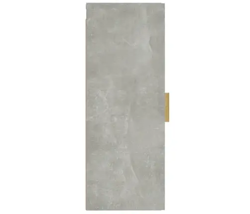 Sienas Skapītis, Betonpelēks, 34,5X34X90 Cm, Inženierijas Koks Vidaxl